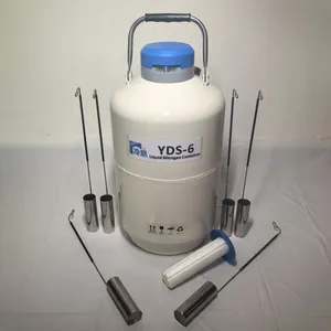 Liquid Nitrogen Tank of Cryopreservation Animal Semen Apply to Agriculture Husbandry 6L thumbnail-4