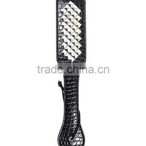 2016 New Arrival Sex Toy Sex Rivet Paddle , Love/peach/hands Bondage Fetis,sex Products Spanking Rivet Leather Paddle thumbnail-1