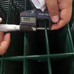 Galvanized Double Wire Mesh Fence With 2.5mm Wire Diameter for Industrial Security thumbnail-5
