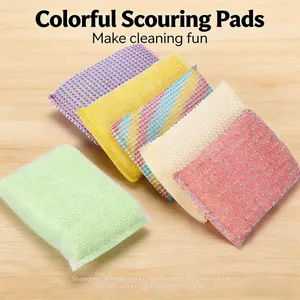 Tough Grease Dish Sponges Dual Sided Kitchen Sponges for Stubborn Food Residue thumbnail-2