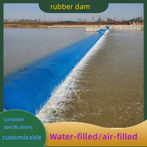 EPDM Canvas Reinforced Rubber Dam High Tensile Anti-Wear Water Retaining Weir thumbnail-3