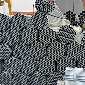 Pipeline Transport Round Tianhong China Zinc-Coated Steel Scaffolding Pipe Hot Dipped Galvanized thumbnail-2