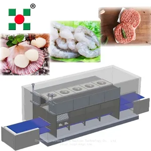 Shrimp Iqf Freezer Machine Small Seafood Iqf Tunnel Freezer thumbnail-3