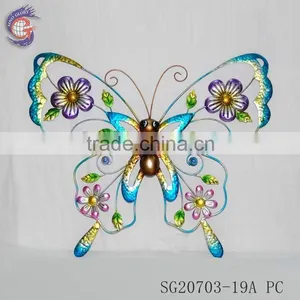 Metal Butterfly Wall Hanging Home Decoration thumbnail-4