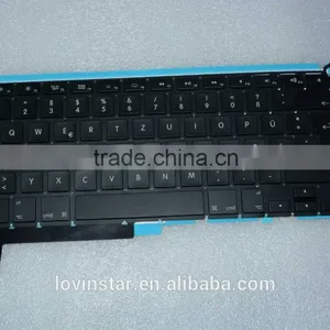 Germany Keyboard Replacement LED Backlight For Macbook Pro A1286 2008-2012 thumbnail-3