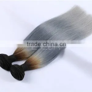 Cheap White Silver Human Hair Extensions thumbnail-6