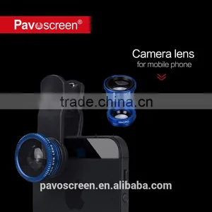 Universal Clip 3 in 1 Mobile Phone Lens Kit Fish Eye Lens Wide Angle Lens Macro Lens Detachable Camera Lens thumbnail-2