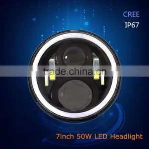 New Arrival and Smart Design 50W 7 Inch Led Headlight for Jeep Vehicles thumbnail-1