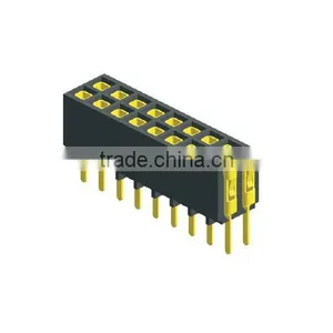 2.54mm Pitch Dual Row DIP 2 Pin Socket thumbnail-1