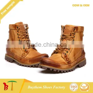 2014 Fashion Wholesale Handmade Sole Leather Men Shoes thumbnail-5
