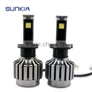 2016 Newest Cooling Fan System DC 12-24V LED Headlight Car H7 LED Headlight , High Power LED Headlight thumbnail-1