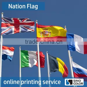 Custom Material Printed Polyester Knitted American Flag for Sale thumbnail-1
