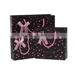 Custom Printed Kraft Luxury Paper Shopping Bag With Handle thumbnail-2