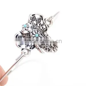 >>SW16567 Promotion Turquoise Elephant Bracelet/ thumbnail-3