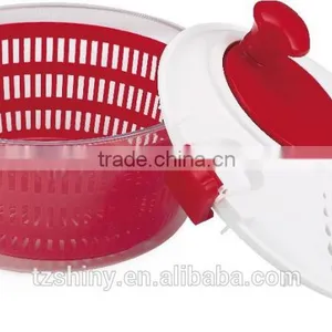 2016 Premium Plastic Salad Spinner With Clips Plastic Salad Mixer With Draining Hole thumbnail-1