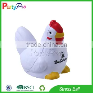 Partypro Hottest Best Quality Ningbo Factory PU Cute Chicken Stress Toy Ball thumbnail-1