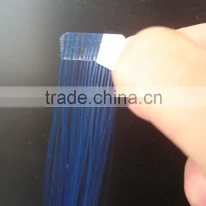 100% Virgin Human Remy Extension Tape in Hair thumbnail-1