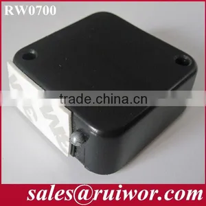 Square Retractable Secure Wire Rope Used in Display Design Organizations Install by 3M Foam Tape thumbnail-1