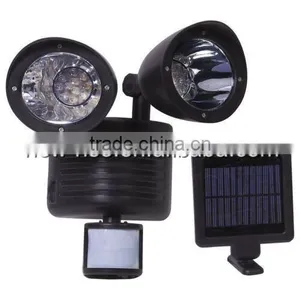 22 LED Solar Power Rechargeable PIR Motion Sensor Security Light thumbnail-1
