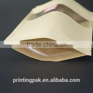 Gravure Printing Plastic Lined Kraft Brown Paper Coffee Bag thumbnail-1