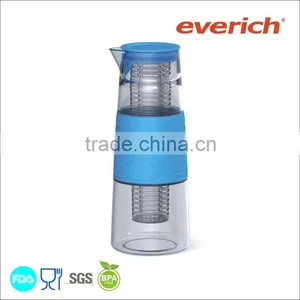 1000ml Personalized Borosilicated Water Pitcher With Fruit Infuser thumbnail-2