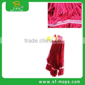 C004 4 Ply Blended Cotton Looped End Wet Mop, With 1" Headband. Quality Choice thumbnail-2
