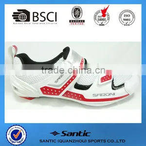 2016 Oem Odm Triathlon Bike Shoes Carbon Cycling Shoes With Quick Release Tab Compatible With Look Spd Pedal thumbnail-1