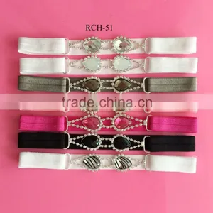 2015 Hot Selling Factory Price Pearl and Rhinestone Connector Decoration Headwear (RCH-51) thumbnail-4