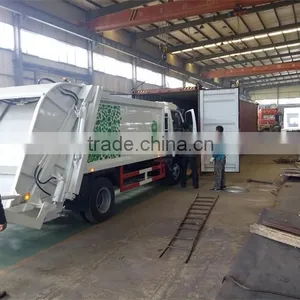 Export to Sorth America 120HP Garbage Compactor Truck thumbnail-4