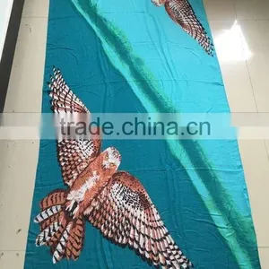 New Arrival Custom Design Silk Screen Print Polyester Scarf thumbnail-1