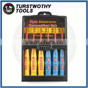 6PCS Small Standard Precision Insulated Screwdriver Set thumbnail-1