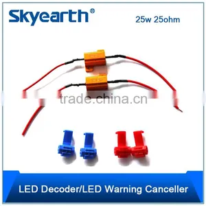 Solve Computer Warning Error Free LED Load Resistor for Turn Signal Light 25w 25ohm thumbnail-5