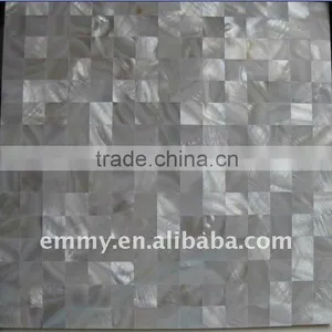 White Freshwater Mother of Pearl Mosaic Tiles for Interior Wall thumbnail-1
