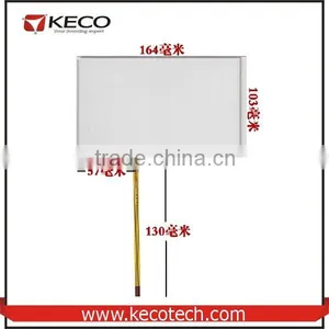7.1 Inch Compatible 4 Wire Resistive 164*103 164mm*103mm AT070TN83 Touch Glass Digitizer Screen thumbnail-1