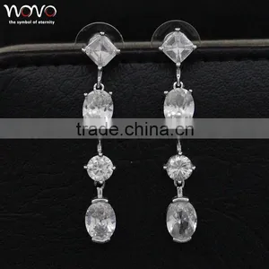 Fashion Brass Earrings Zircon Fashion Jewelry thumbnail-1
