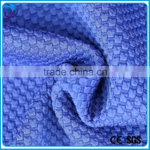 Solid Dyed Jacquard 95% Polyester 5% Spandex Fabric for Garment thumbnail-1