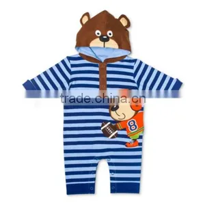 Infant Baby Romper 2015 Boys Cute Animal Pattern Stripe Romper China thumbnail-1