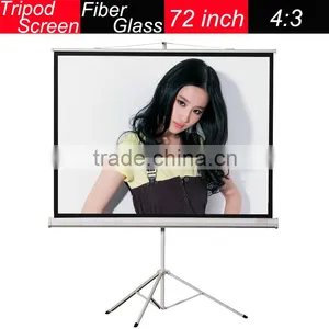Hot Selling Portable 4:3 Tripod Movie Screen thumbnail-1