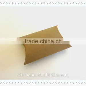 Custom Brown Kraft Quality Pillow Gift Boxes Packaging for Free Sample thumbnail-2