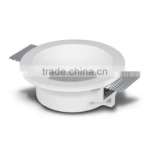 2 Years Warranty 9W Indoor Round Gypsum/plaster Made LED Recessed Downlight thumbnail-1