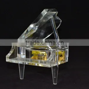 Crystal Music Box With High-end Crystal Material Pull String Music Box for Toys thumbnail-6