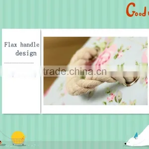 YIWU RODA 100%canvas Fashionable Floral High-capacity Folding Storage Box Quality Choice thumbnail-3