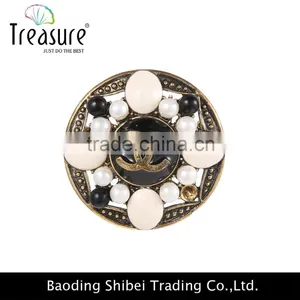 2015 Latest Wholesale Famous Brand Imitation Best Price and High Quality Oil Picture and Cooper Brooch thumbnail-1