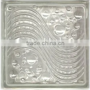 Decorative Colored and Clear Glass Block Brick thumbnail-6