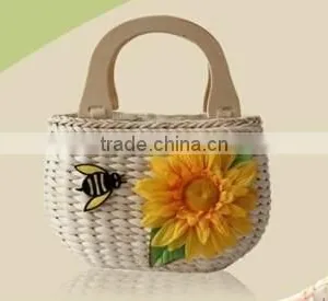 Summer Beach Small Single Shoulder Wholesale Straw Handbags thumbnail-1