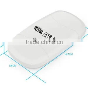 USB 3.0 2 Slots Supports SD,TF,Micro SD Card Reader Writer thumbnail-4