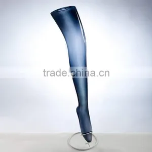 Top PC Transparent Leg Plastic Female Leg Mannequin thumbnail-3