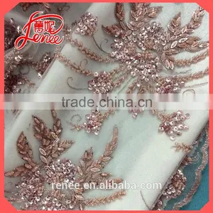 Hangzhou Well-known Manufacturer Wholesale Fantastic Design Embroidery Lace Bridal Dress thumbnail-2