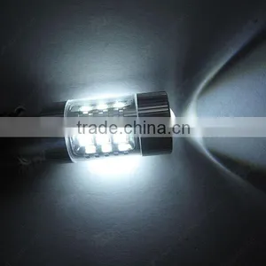 White 16 LED 80W 12-24V Auto Tail Rear Brake Light, BAY15D 1157 Bulbs thumbnail-4
