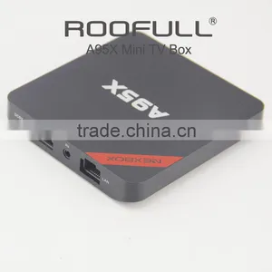 2016 Best Selling S905 Android 5.1 TV BOX Quad Core Smart TV Box A95X NEXBOX With Kodi XBMC Fully Loaded Ott tv Box thumbnail-6
